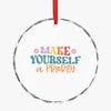 Crystal Glass Ornament Make Yourself A Priority