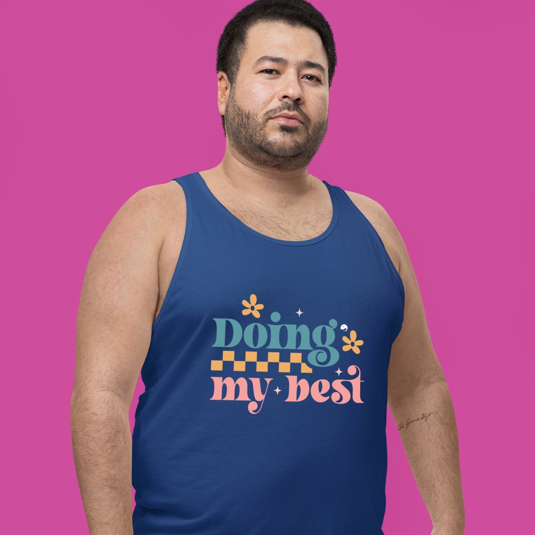 Unisex Jersey Tank Doing My Best