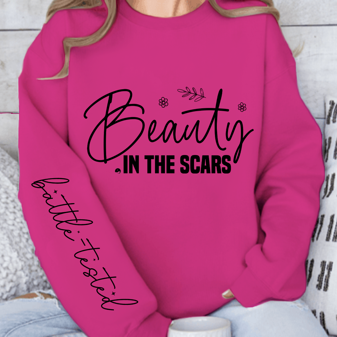 Sweatshirt Unisex Beauty in the scars