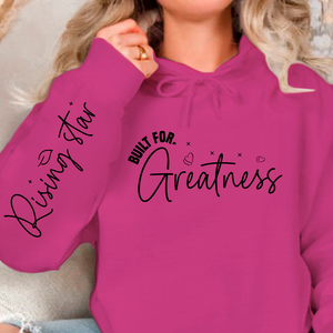 Hoodie Unisex Built for greatness