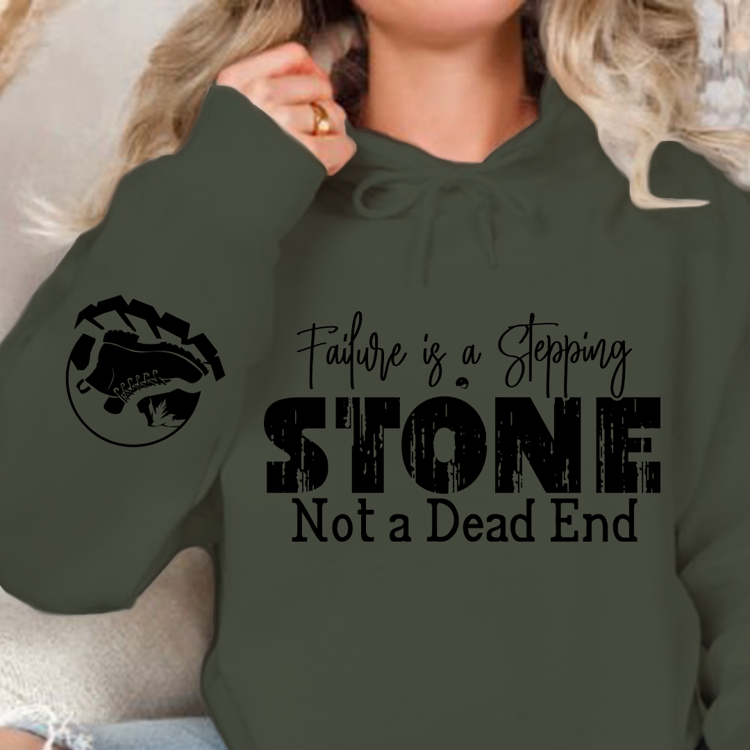 Hoodie Unisex Failure is a Stepping Stone