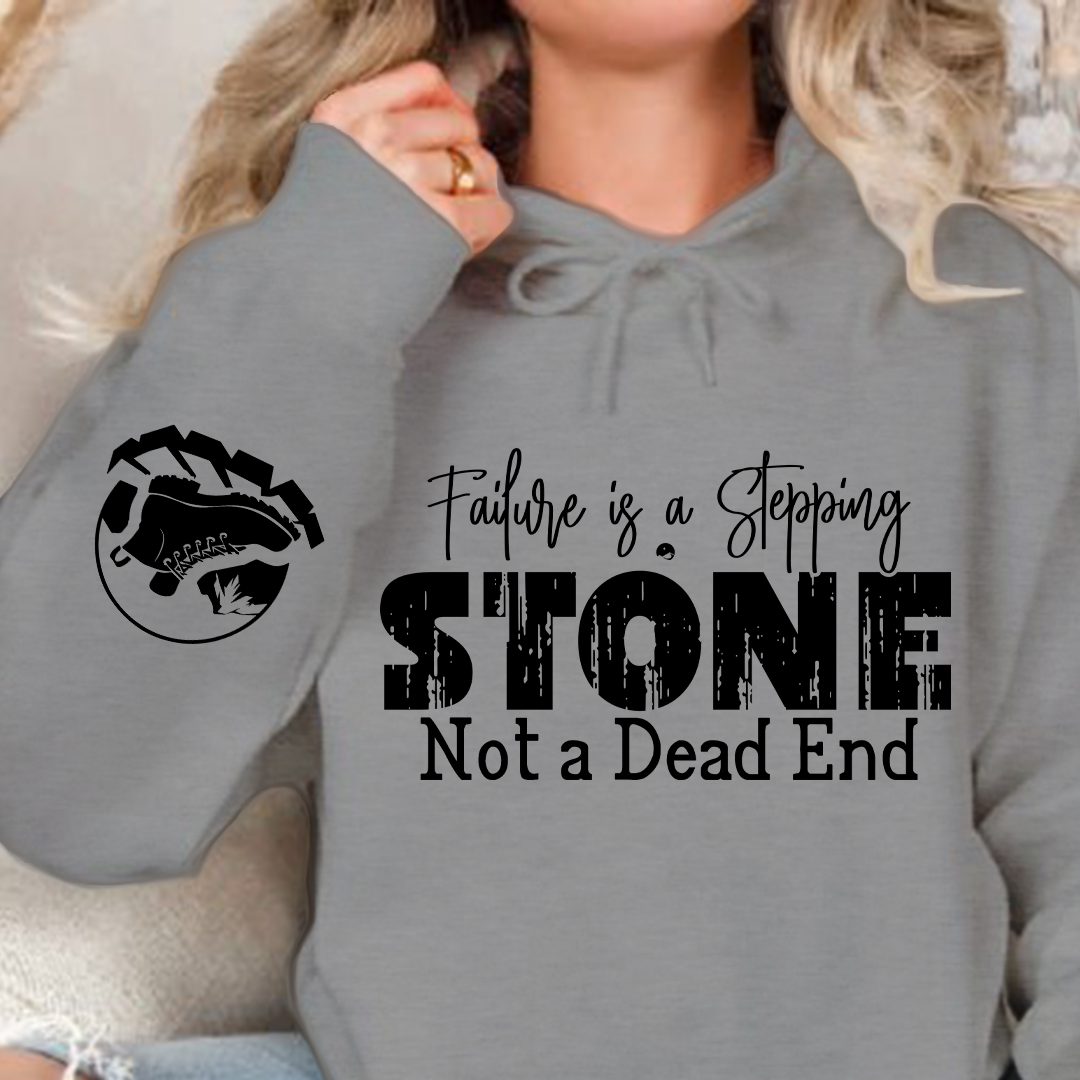 Hoodie Unisex Failure is a Stepping Stone