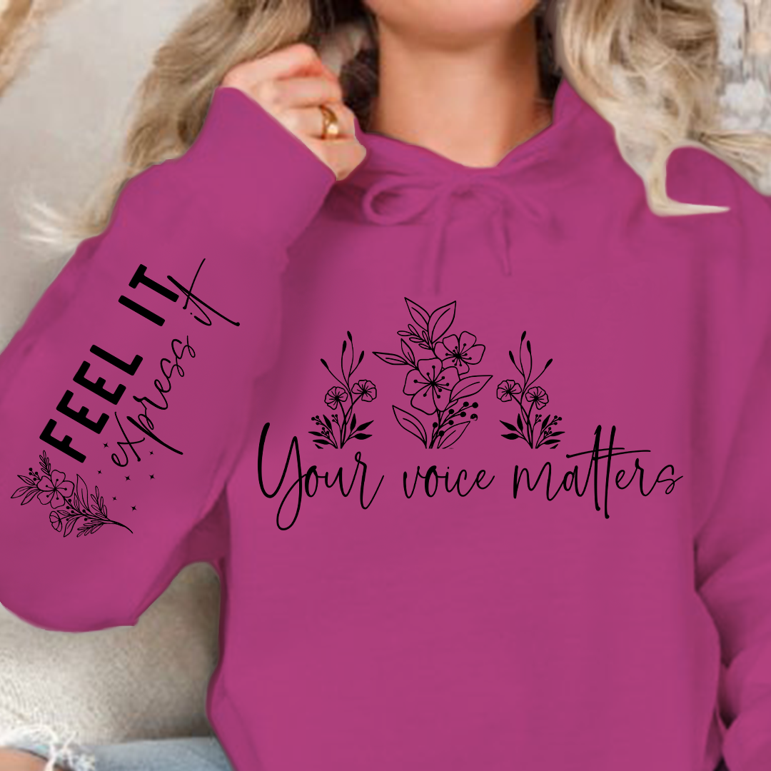 Hoodie Unisex Feel It Express It