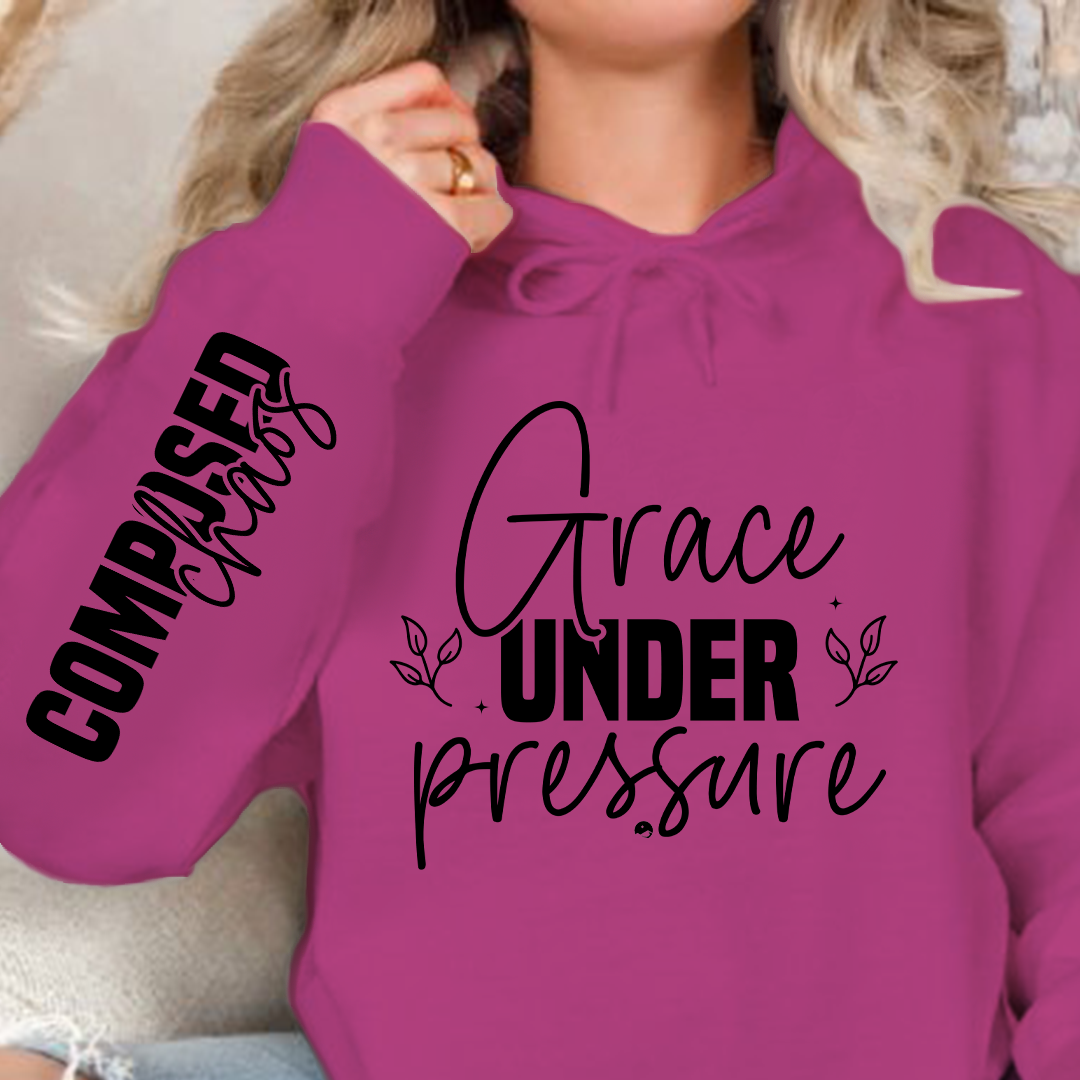 Hoodie Unisex Grace under pressure