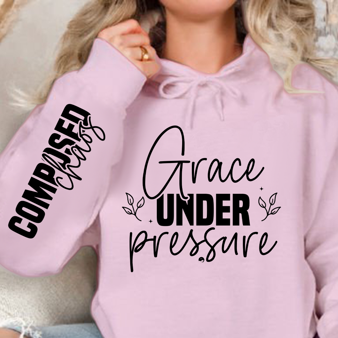 Hoodie Unisex Grace under pressure