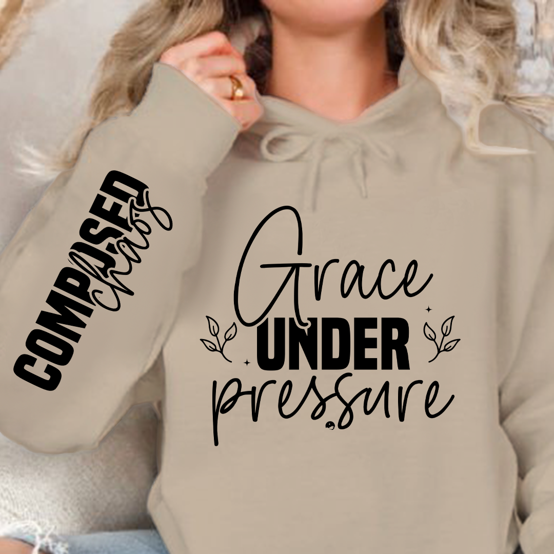 Hoodie Unisex Grace under pressure