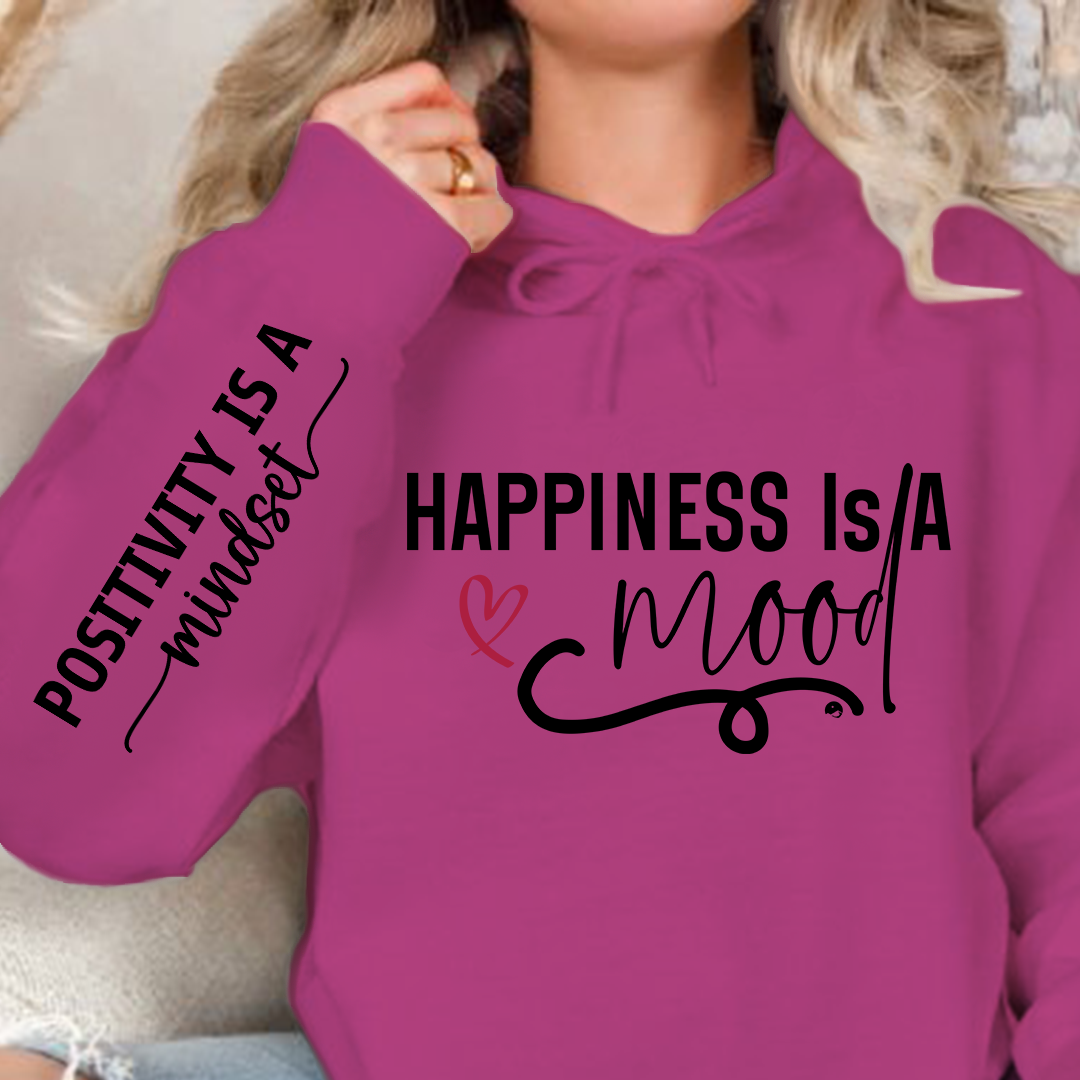 Hoodie Unisex Happiness Is A Mood