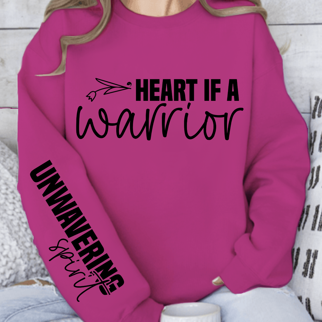 Sweatshirt Unisex Heart if a warrior