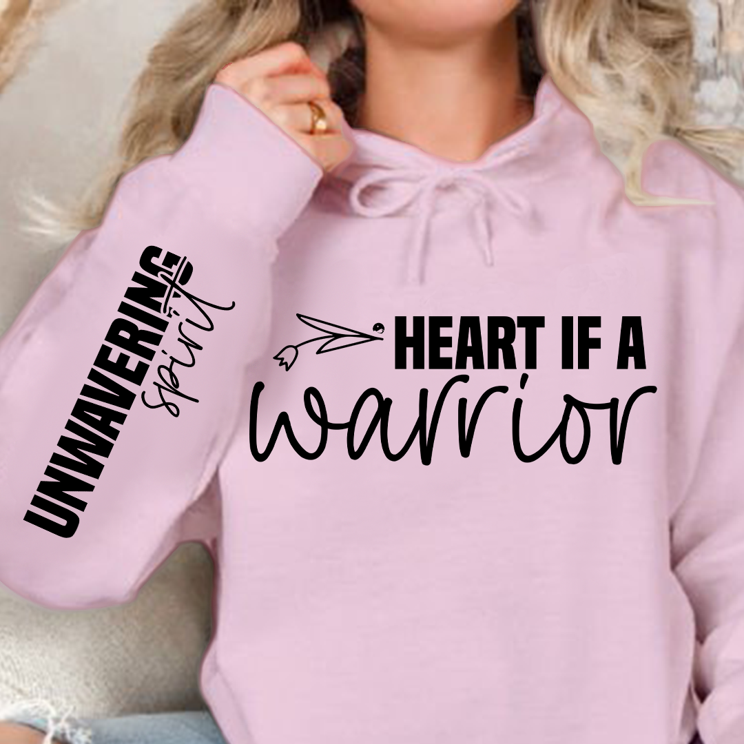 Hoodie Unisex Heart if a warrior