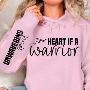 Hoodie Unisex Heart if a warrior