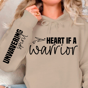 Hoodie Unisex Heart if a warrior