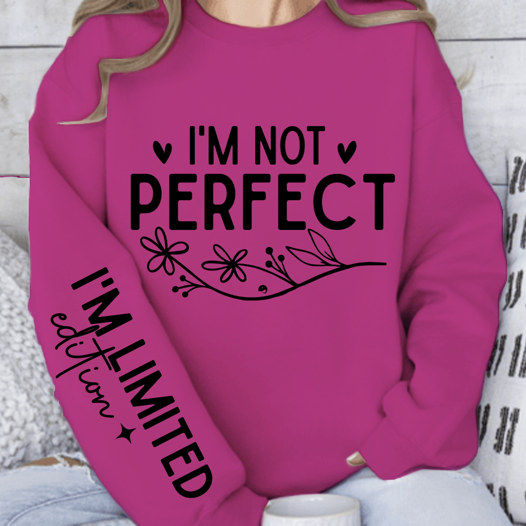 Sweatshirt Unisex I'm Not Perfect