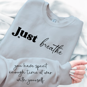 Sweatshirt Unisex Just Breathe
