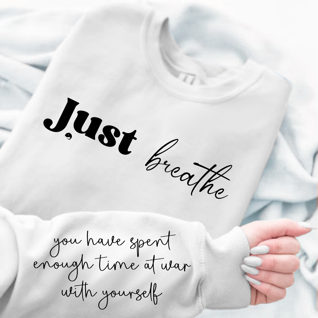 Sweatshirt Unisex Just Breathe