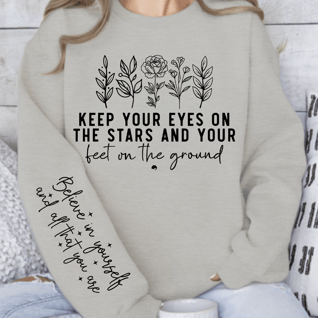 Sweatshirt Unisex Keep your eyes on the stars