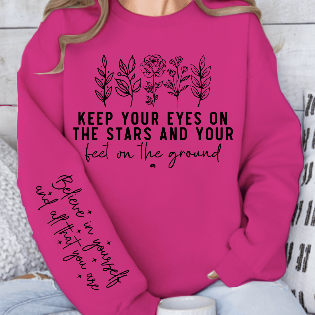 Sweatshirt Unisex Keep your eyes on the stars