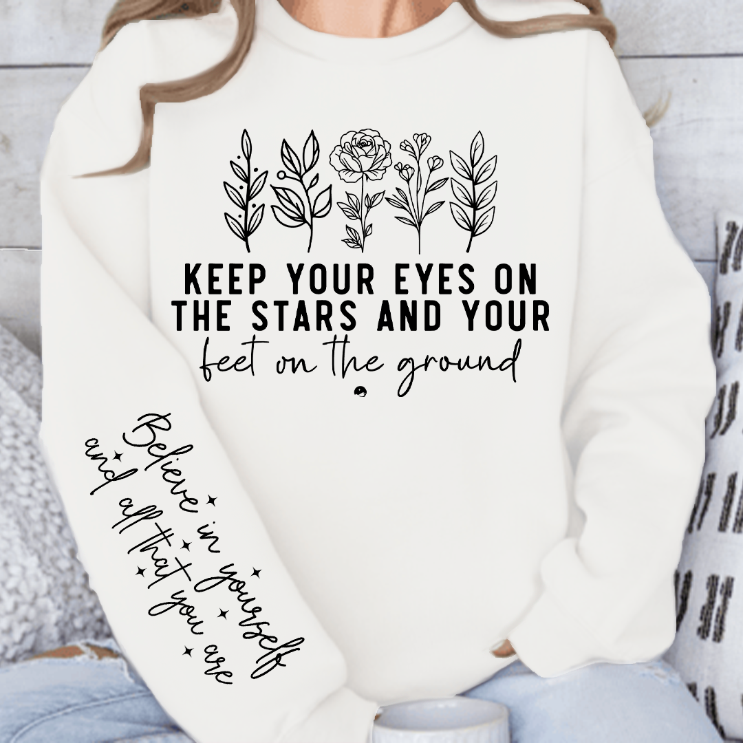 Sweatshirt Unisex Keep your eyes on the stars