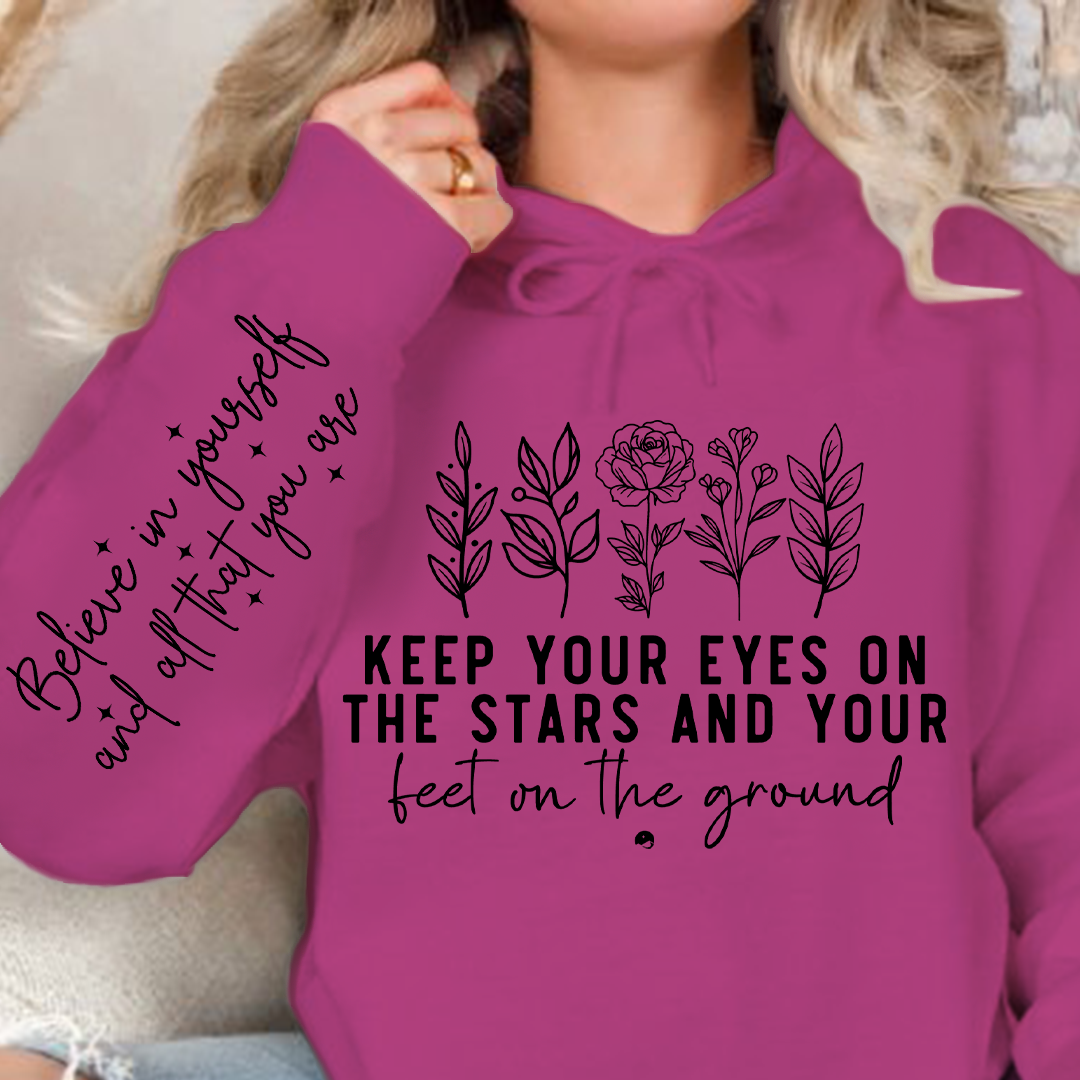 Hoodie Unisex Keep your eyes on the stars