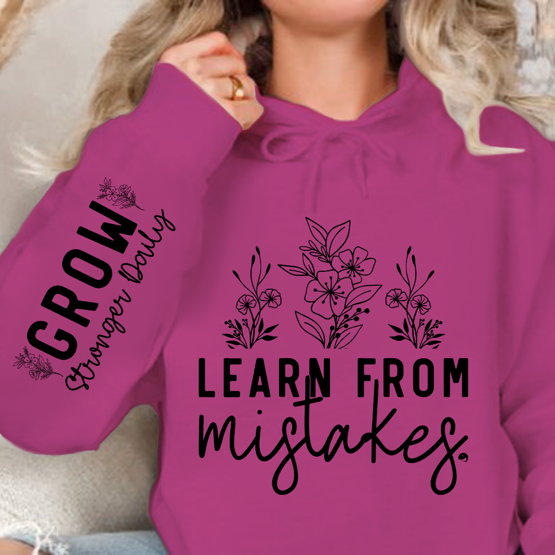 Hoodie Unisex Learn From Mistakes