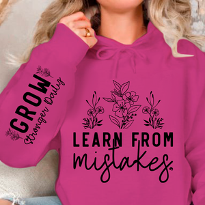 Hoodie Unisex Learn From Mistakes