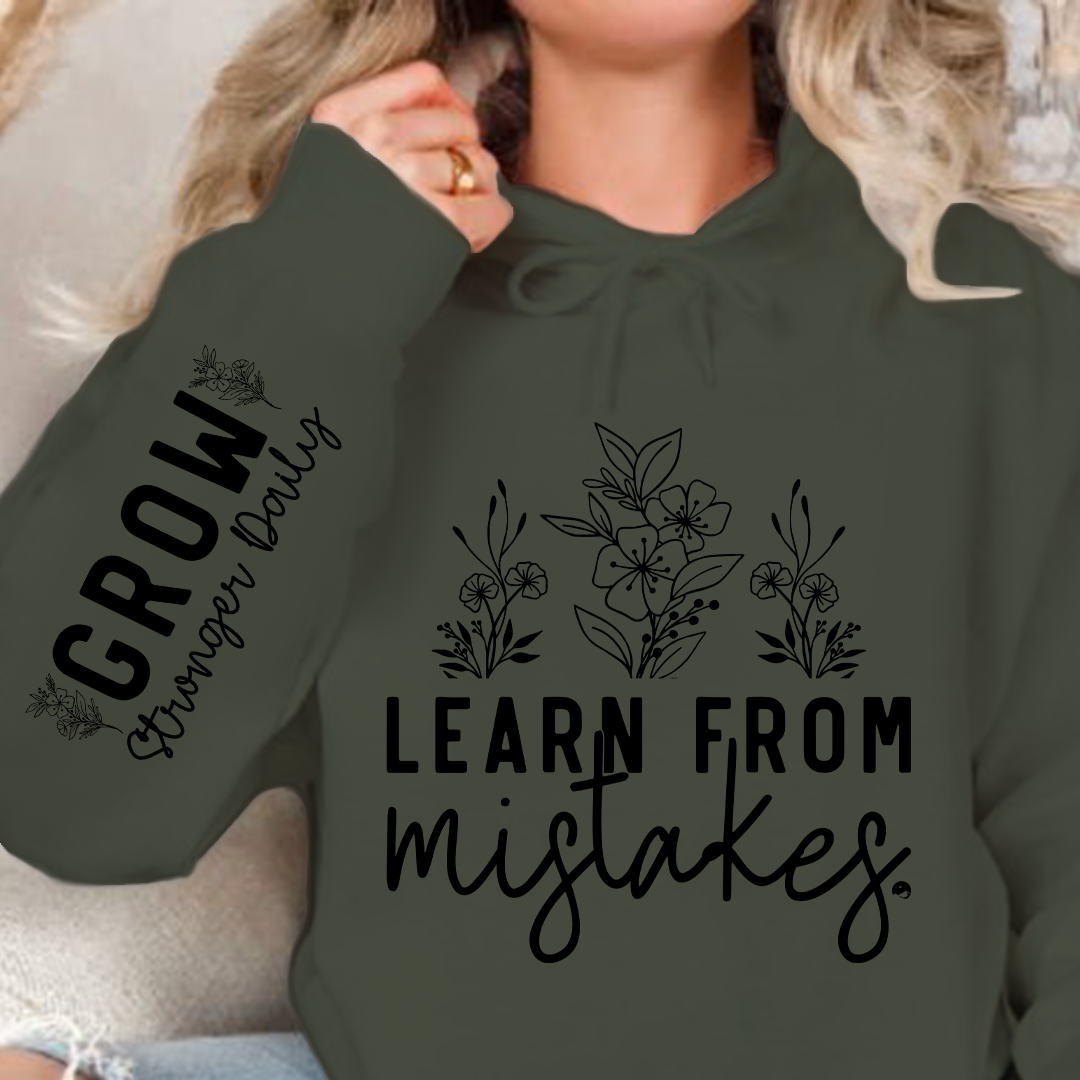 Hoodie Unisex Learn From Mistakes