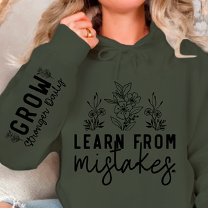 Hoodie Unisex Learn From Mistakes