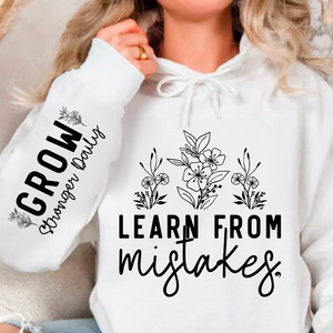 Hoodie Unisex Learn From Mistakes