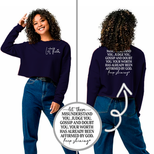 Cropped Hoodie and Sweatshirt - Let Them
