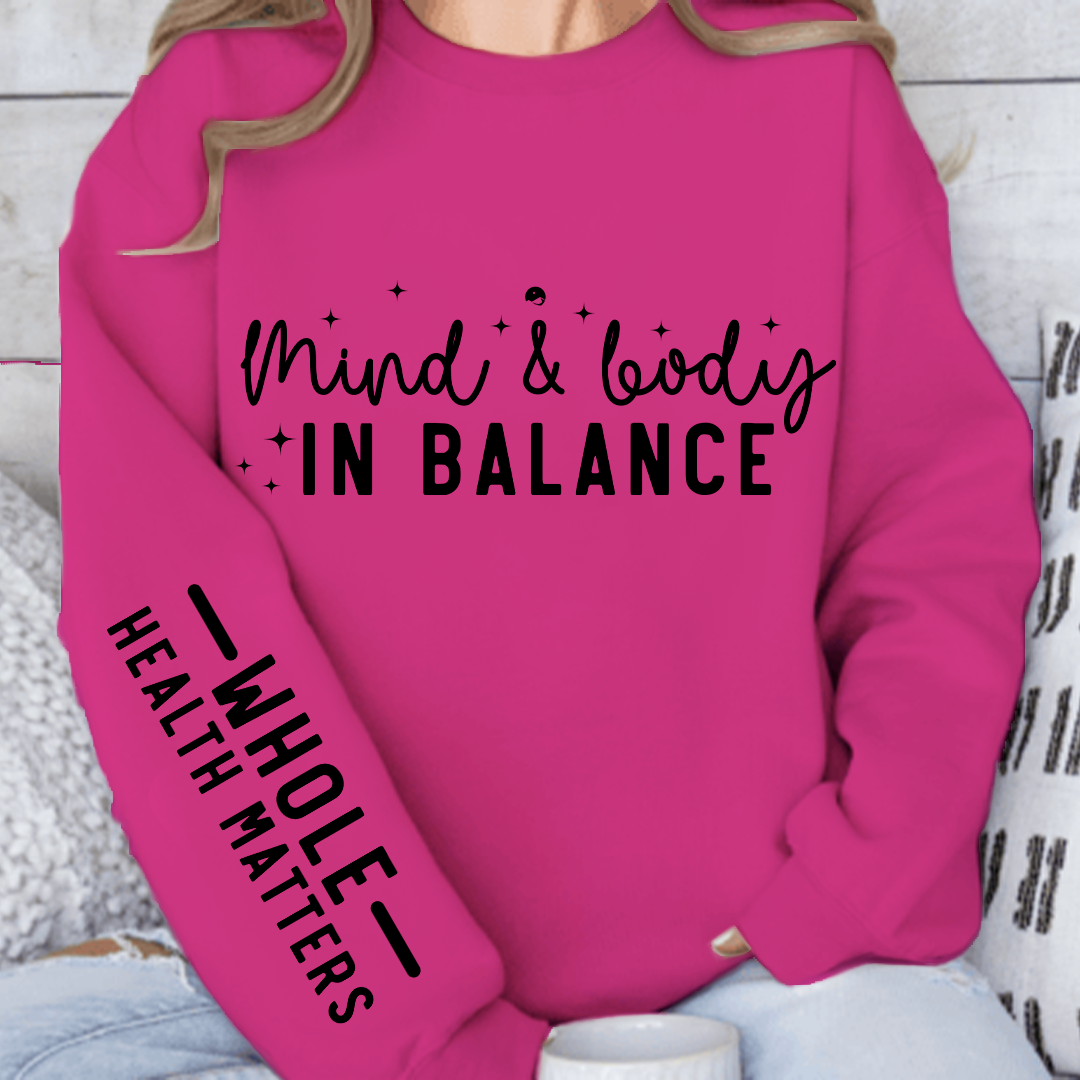 Sweatshirt Unisex Mind & Body In Balance