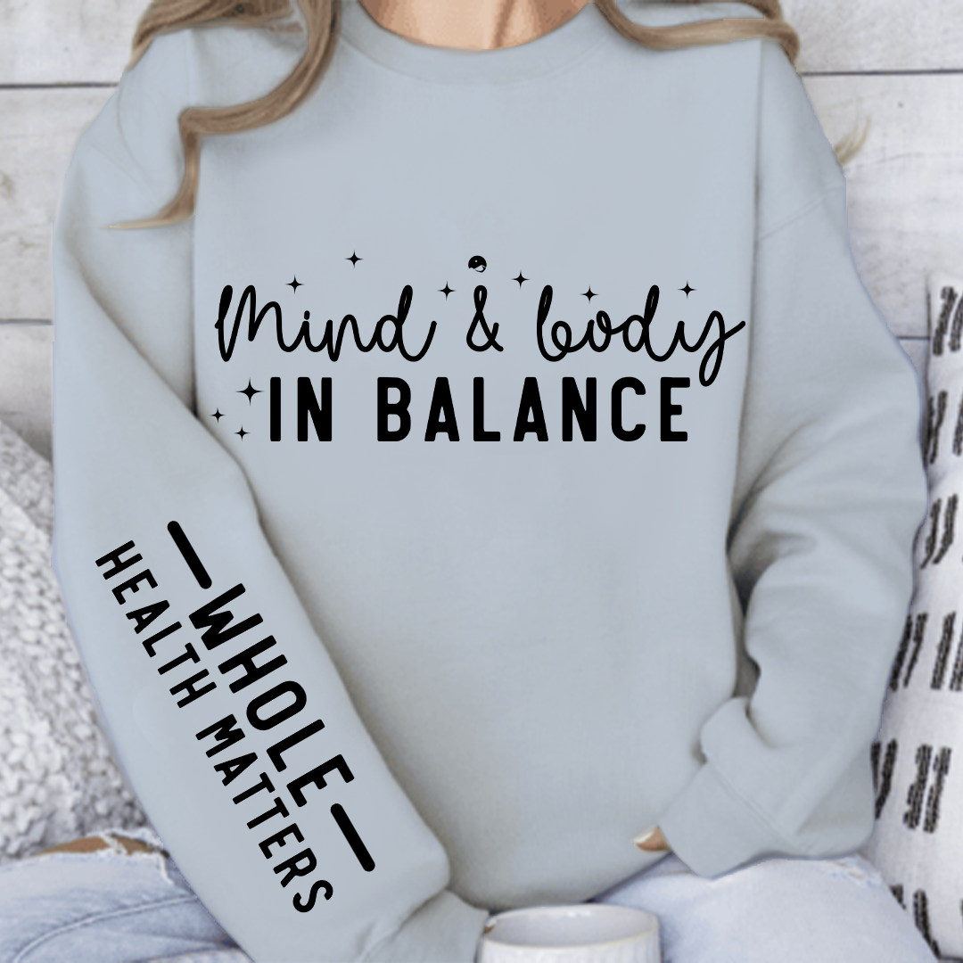 Sweatshirt Unisex Mind & Body In Balance
