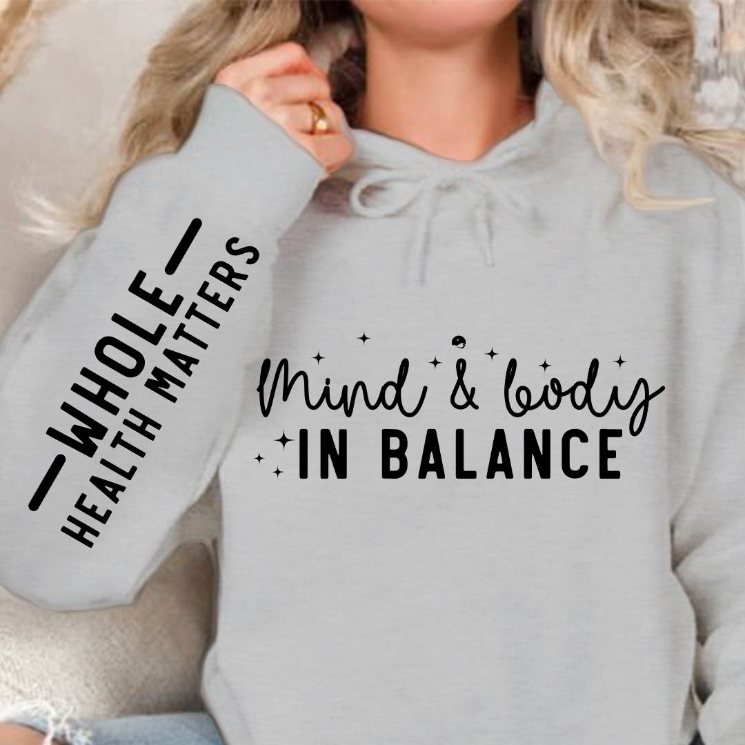 Hoodie Unisex Mind & Body In Balance