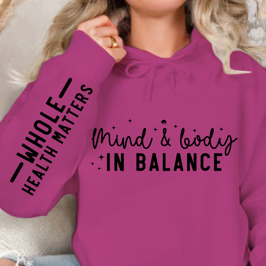 Hoodie Unisex Mind & Body In Balance