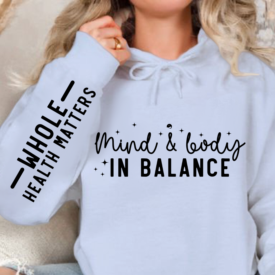 Hoodie Unisex Mind & Body In Balance