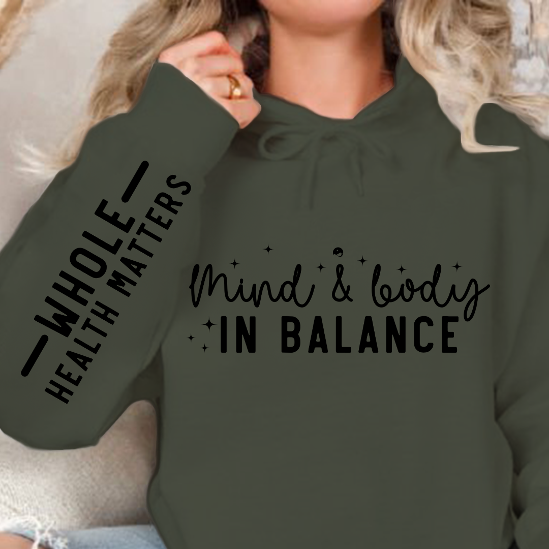 Hoodie Unisex Mind & Body In Balance