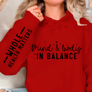 Hoodie Unisex Mind & Body In Balance