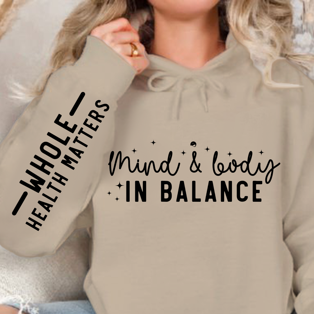 Hoodie Unisex Mind & Body In Balance