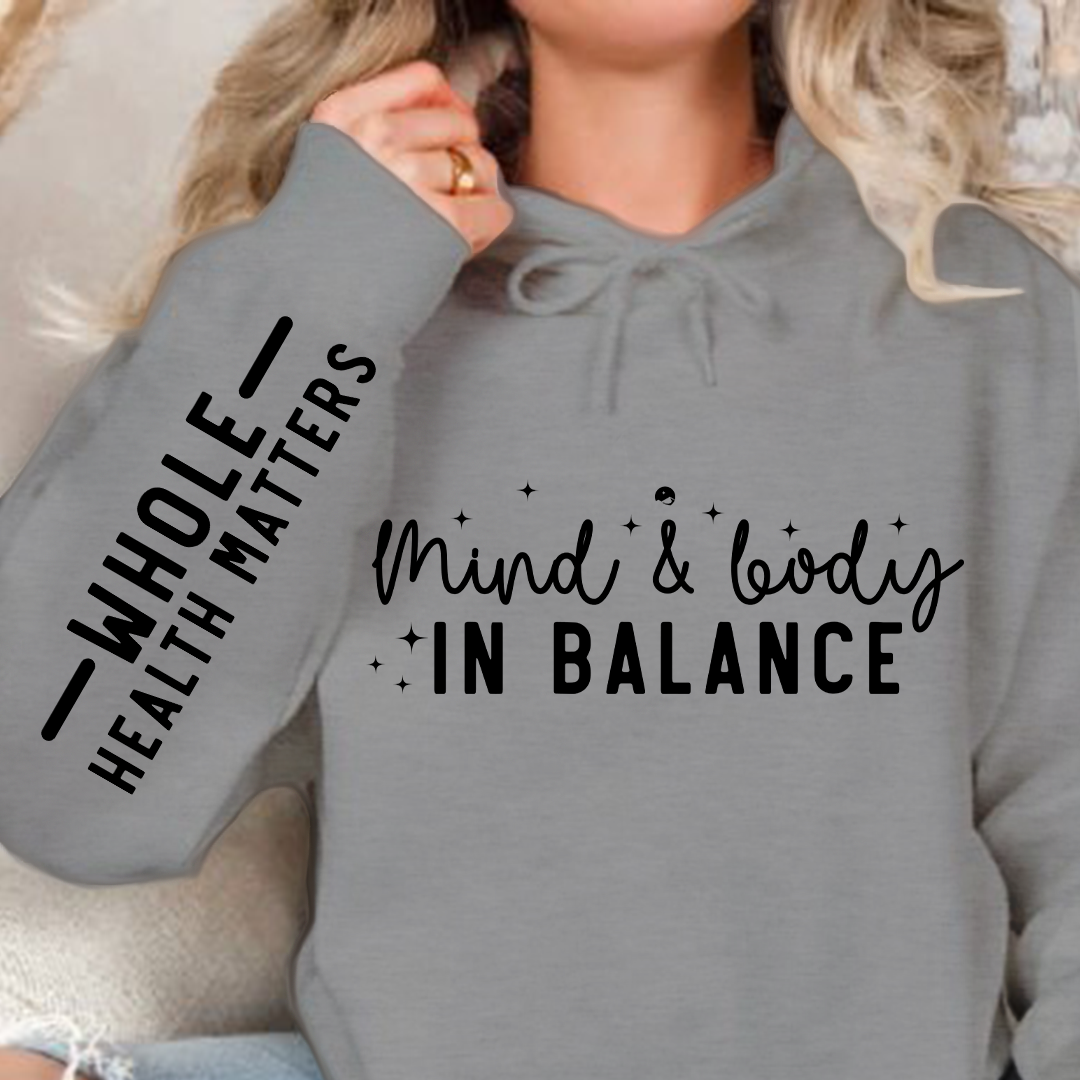Hoodie Unisex Mind & Body In Balance
