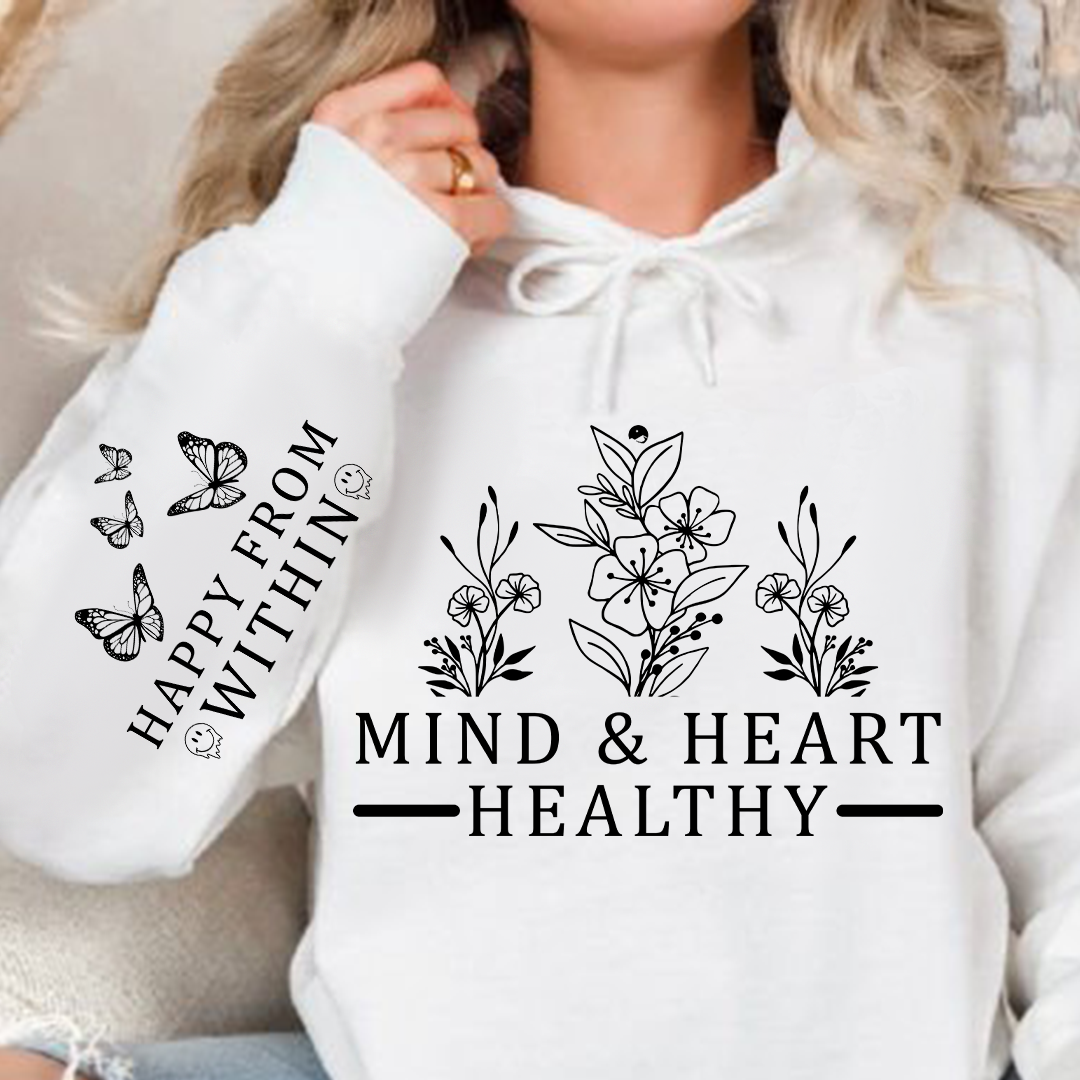 Hoodie Unisex Mind & Heart Healthy