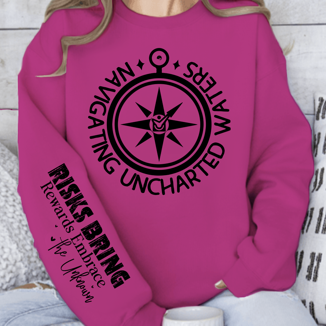 Sweatshirt Unisex Navigating Uncharted Waters