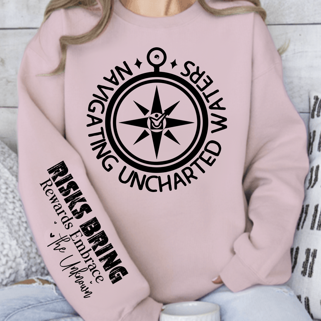 Sweatshirt Unisex Navigating Uncharted Waters