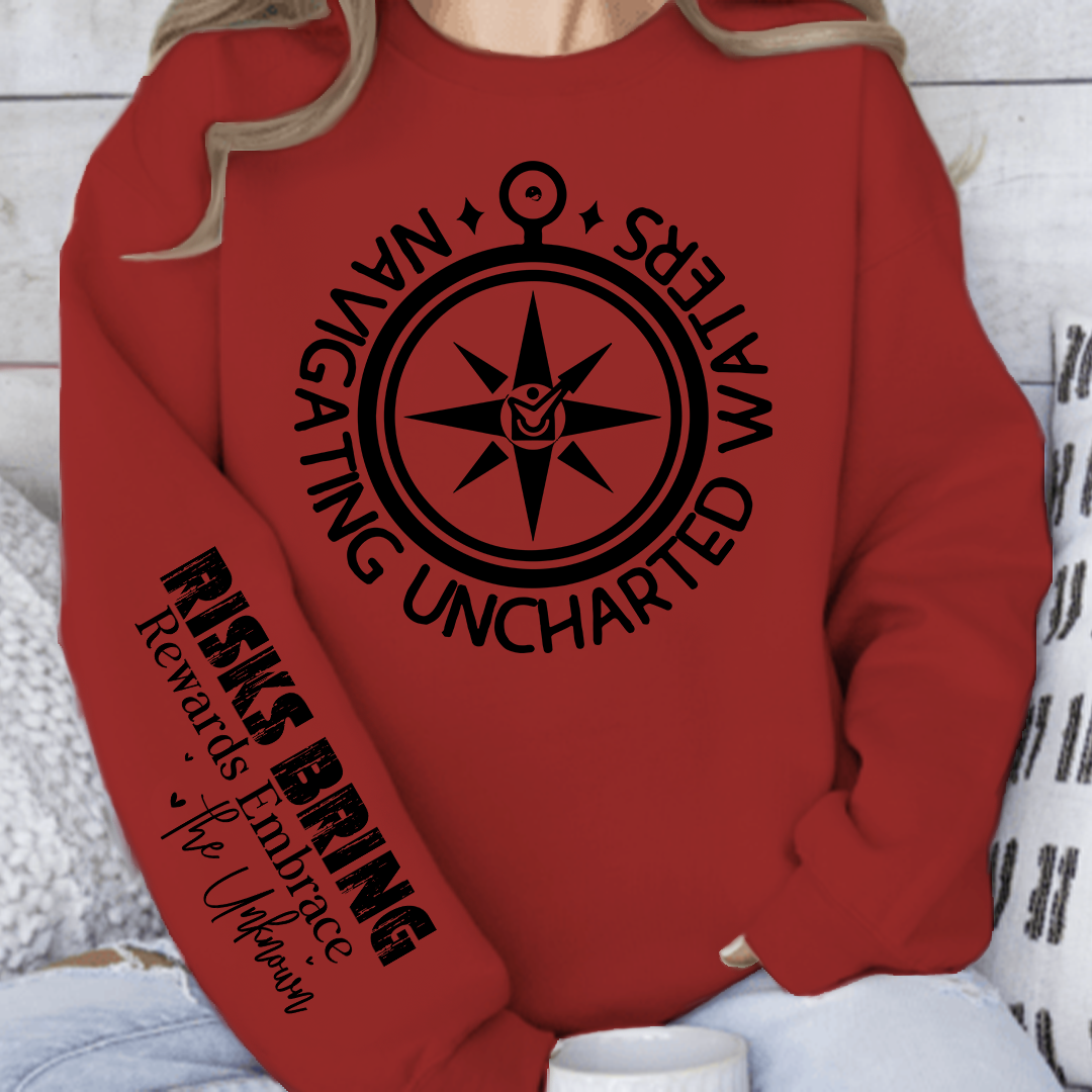 Sweatshirt Unisex Navigating Uncharted Waters