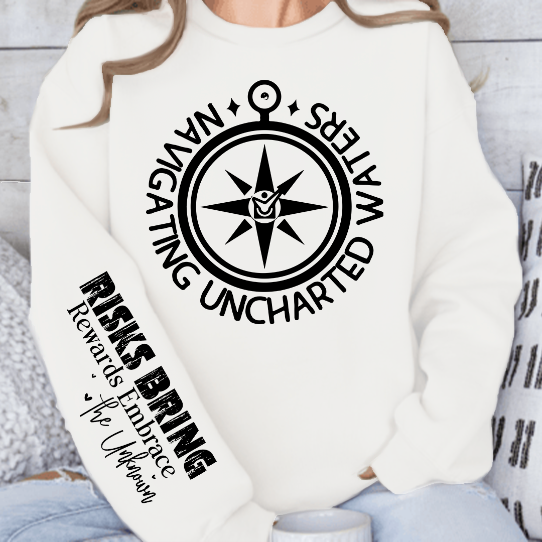 Sweatshirt Unisex Navigating Uncharted Waters