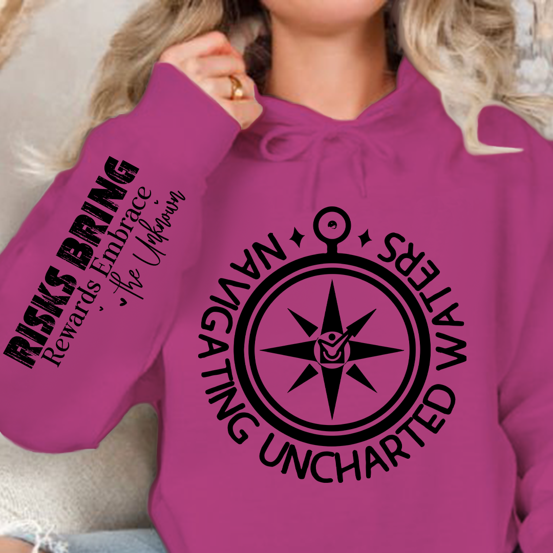 Hoodie Unisex Navigating Uncharted Waters