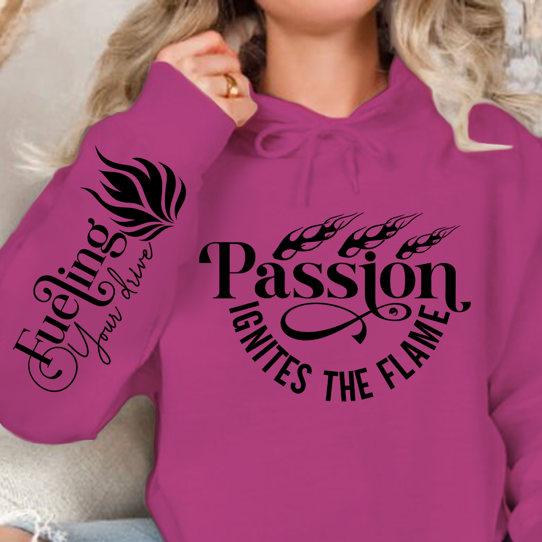 Hoodie Unisex Passion Ignites the Flame