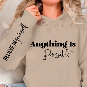 Hoodie Unisex Possible Believe Yourself