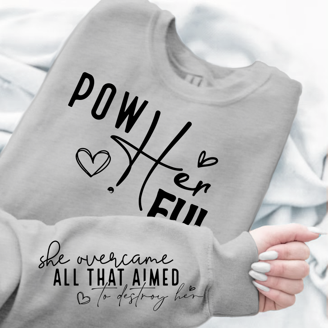 Sweatshirt Unisex Pow Her Ful