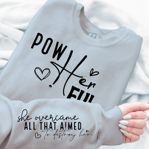 Sweatshirt Unisex Pow Her Ful