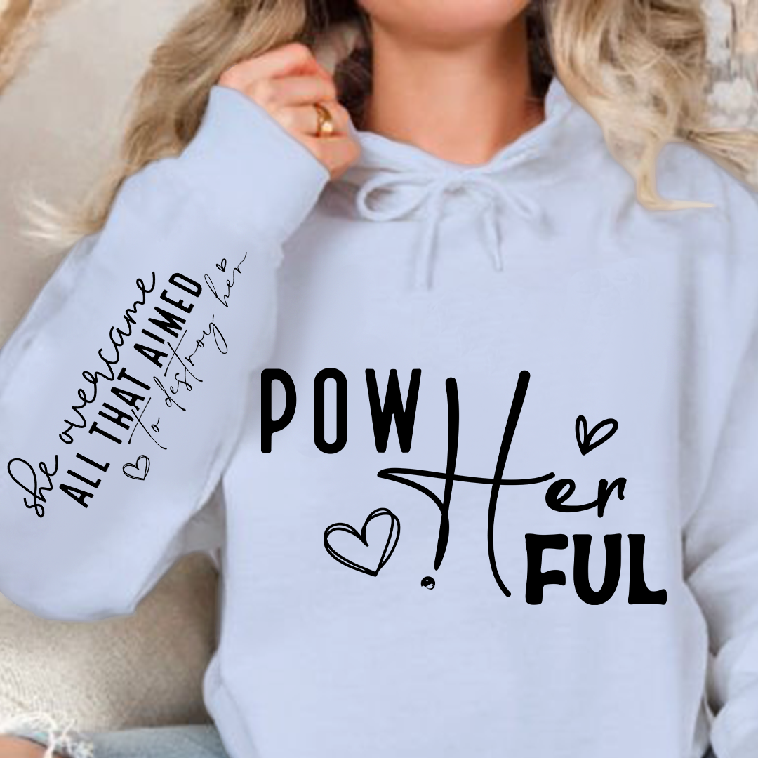 Hoodie Unisex Pow Her Ful