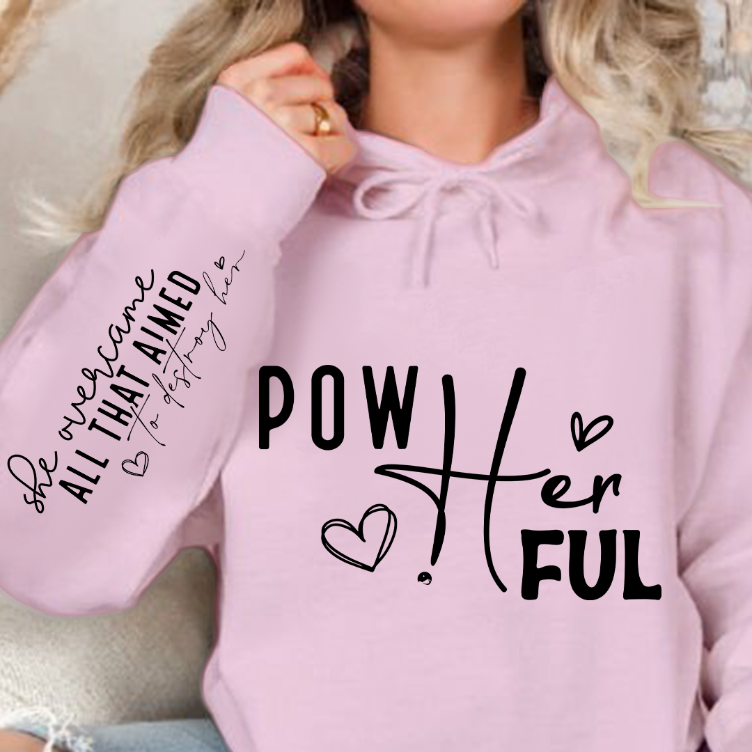 Hoodie Unisex Pow Her Ful