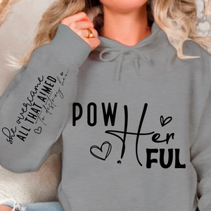 Hoodie Unisex Pow Her Ful